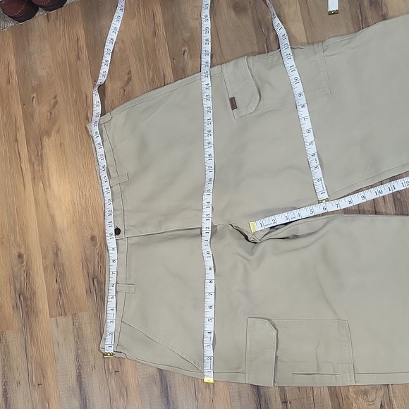 STANLEY Workwear Khaki Flannel Lined Utility Cargo Pants - 40x30 - Picture 13 of 16